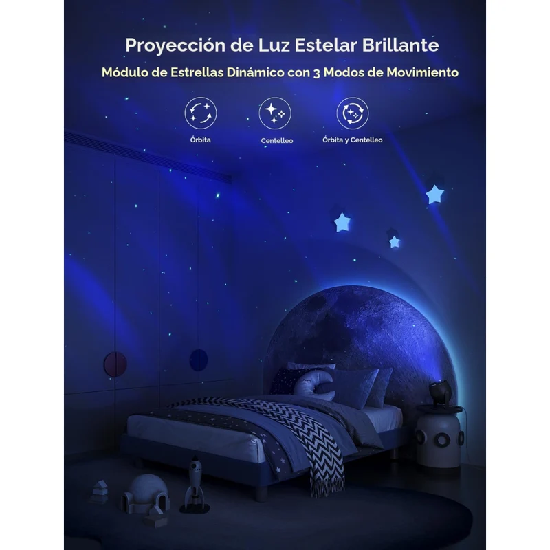 Govee Proyector Portátil Smart de Luz Estelar, H6093011