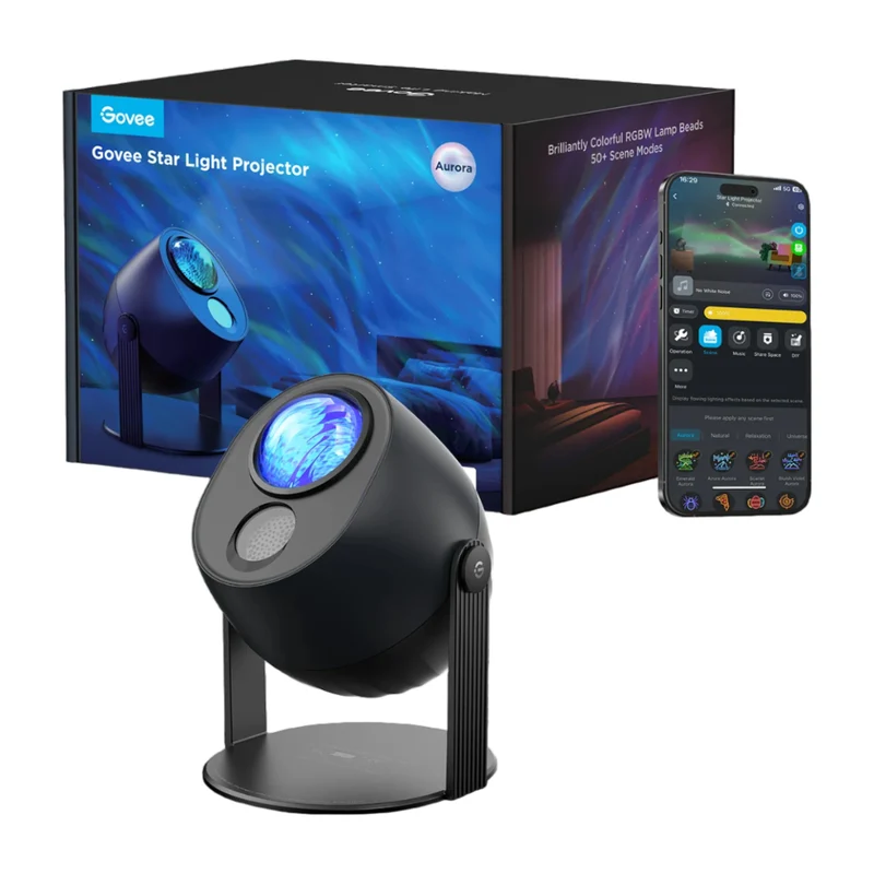Govee Proyector Portátil Smart de Luz Estelar, H6093011