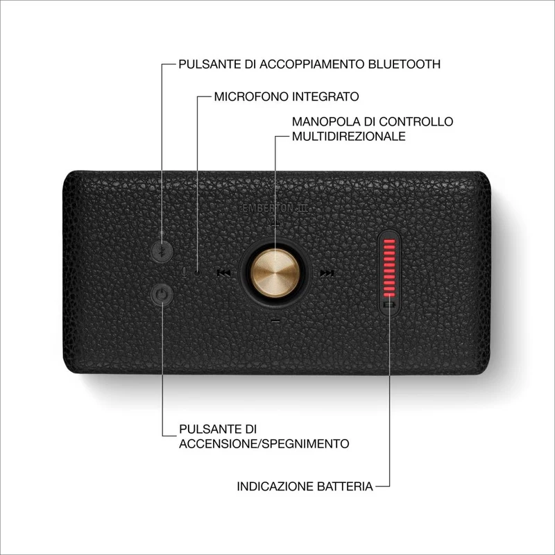 Emberton III Altoparlante Portatile - Nero