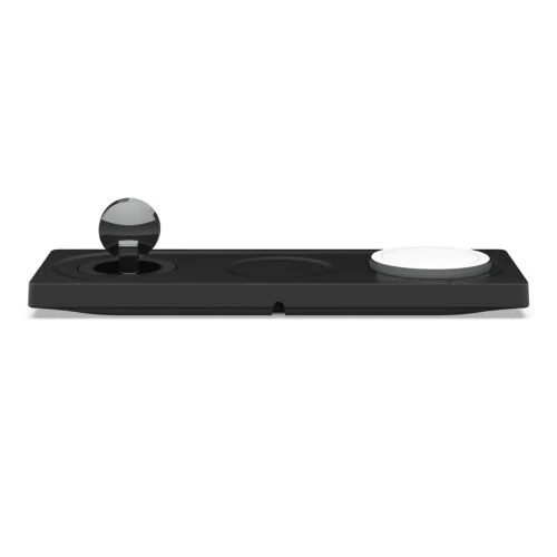 Tappetino Di Ricarica Wireless Magsafe 3 in 1 da 15W - Nero