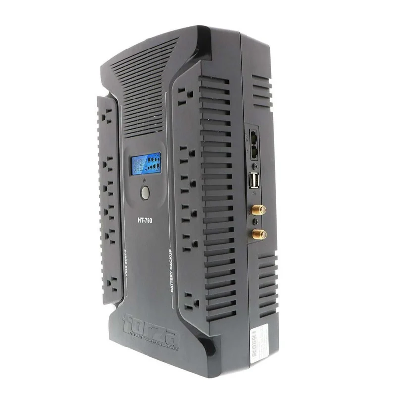 Forza UPS Regulador Interactivo LCD 1000VA/500W 12 Salidas