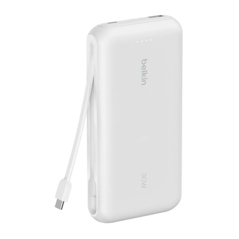 Belkin Power Bank Batería Externa 20.000 mAh con Cable Integrado, BPB024FQ