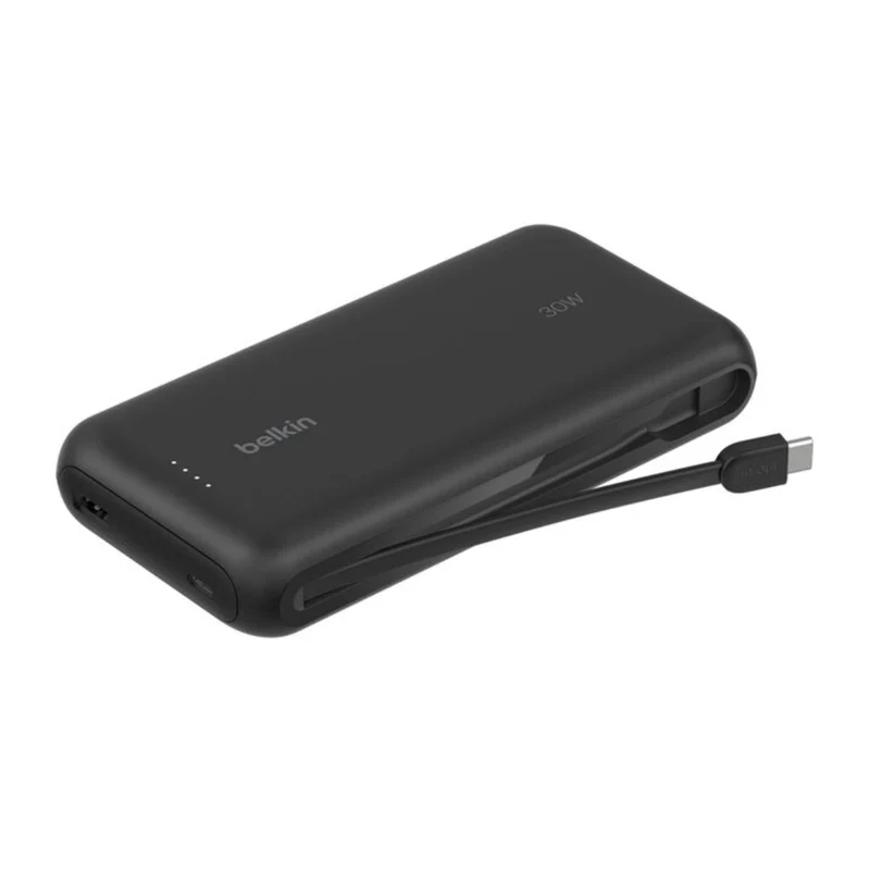 Belkin Power Bank Batería Externa 20.000 mAh con Cable Integrado, BPB024FQ