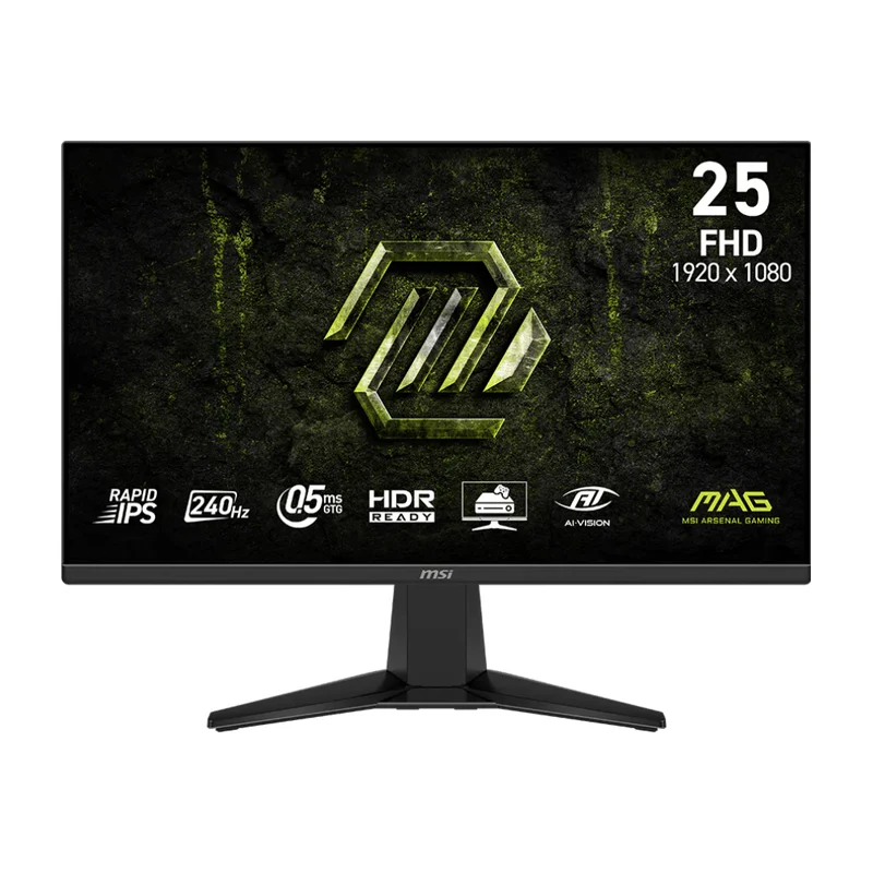 MSI Monitor 25" Gaming FHD MAG 255F X24, 9S6-3BC91M-001