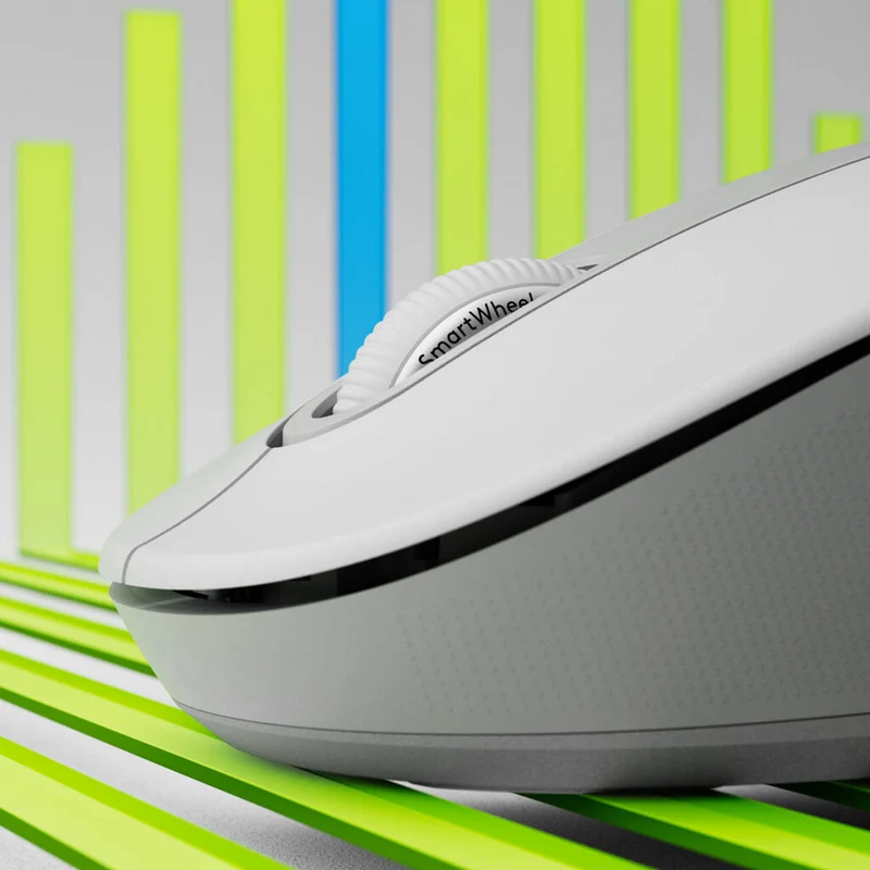 Logitech Mouse Inalámbrico Signature M650 Medium Off-White, 910-006252