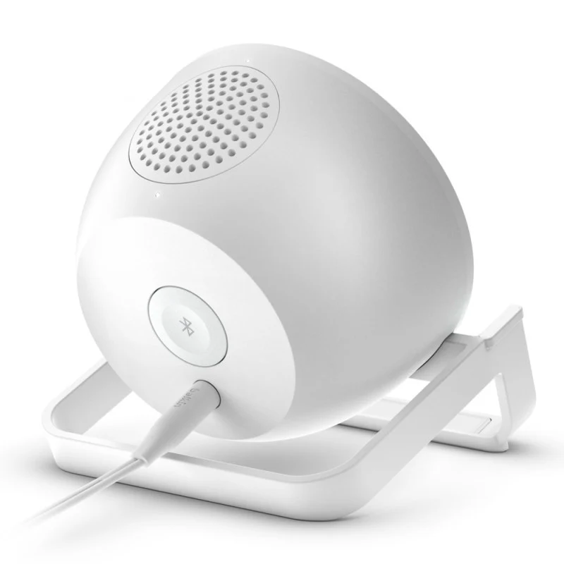 Supporto Di Ricarica Belkin Wireless 10w Con Altoparlante - Bianco