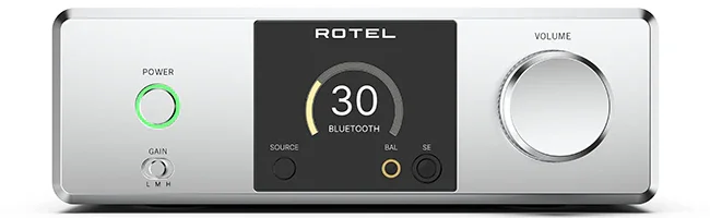 Rotel DX-3 Amplificatore per cuffia / DAC / Preamplificatore ESS Sabre 9028PRO, PCM 32bit/384KHz e DSD 4x