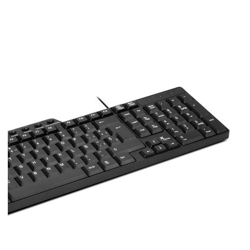Xtech Teclado Alámbrico Español USB, XTK-160S
