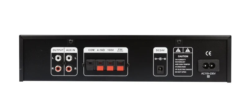 GLEMM PAA 130 Mini amplificatore classe D 130W su 4-16ohm o 70/100V - alimentazione 24V