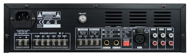 GLEMM PAA 120DMB Amplificatore 120W DAB a 4-16ohm o 70/100V