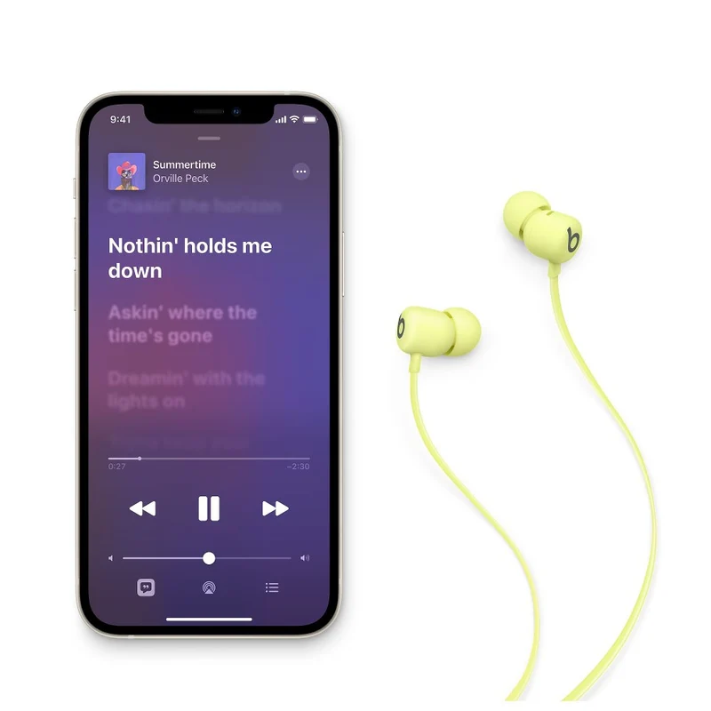 Beats Flex - Auricolari Wireless per un ascolto non stop - Giallo Limone