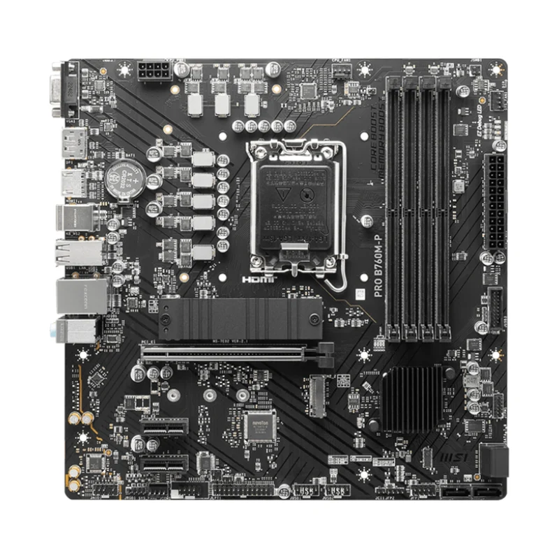MSI Tarjeta Madre Pro B760M-P, 911-7E02-023