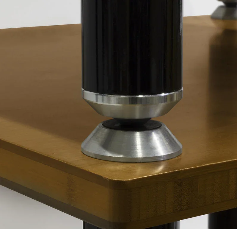 Norstone Stabbl BAMBOO HIFI mobile Hi-fi Struttura il metallo e Ripiani BAMBOO