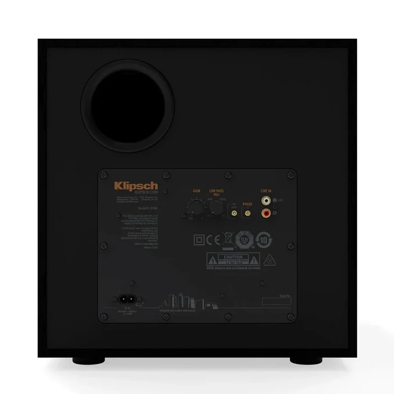 KLIPSCH R-101SW Subwoofer attivo bass reflex da 10" (250mm), 300W