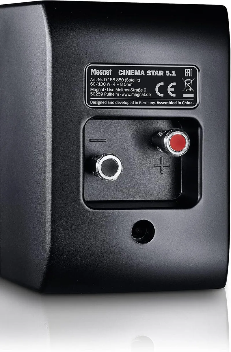 Magnat Cinema Star 5.1 Sistema Home satellitare con subwoofer 5.1