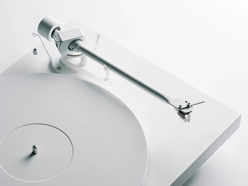 Pro-Ject DEBUT PRO B White Edition Giradischi bilanciato HIFI con testina Pick it Pro Balanced