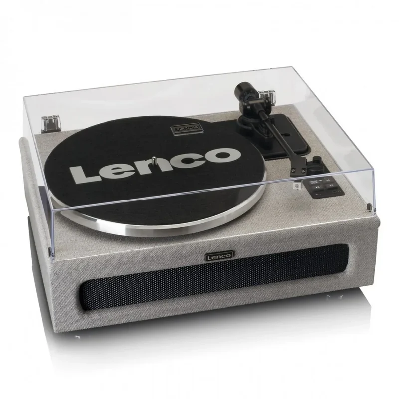 Lenco LS-440 Giradischi con 4 diffusori integrati Uscita RCA, uscita cuffie e Bluetooth