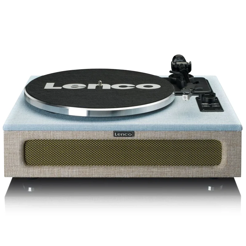 Lenco LS-440 Giradischi con 4 diffusori integrati Uscita RCA, uscita cuffie e Bluetooth