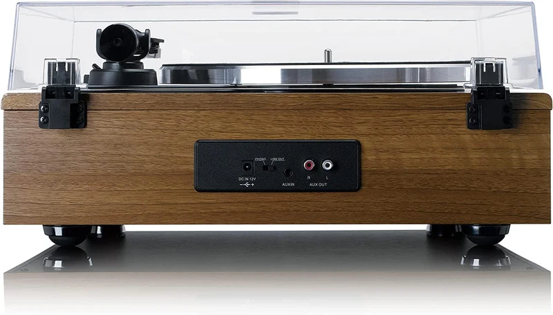 Lenco LS-410 Giradischi con 4 diffusori integrati Uscita RCA, uscita cuffie jack 3.5 mm