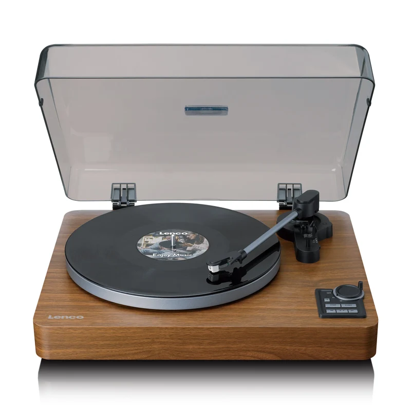 Lenco LBTA-165 Giradischi automatico con Bluetooth 5.3 Testina Audio Technica AT3600L