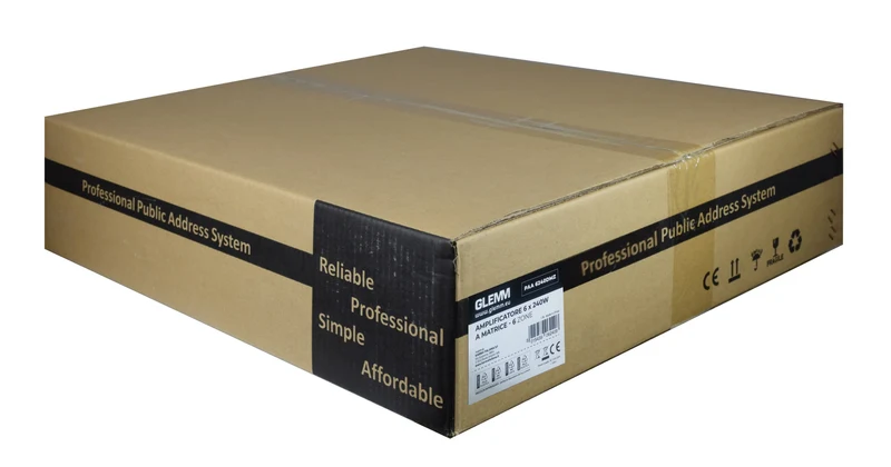 GLEMM PAA 6240DMZ Amplificatore PA a matrice 6 zone 6x240W indipendenti + DAB