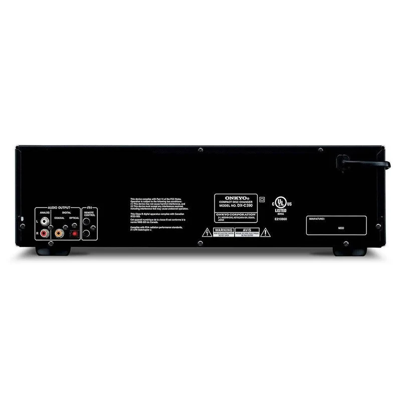 Onkyo DX-C390 Lettore CD Audiophile fino a 6 dischi dotato di sistema di caricamento simultaneo