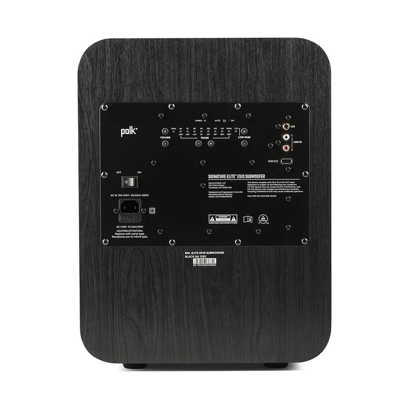 Polk Audio SIGNATURE ELITE ES10 Subwoofer da 10" con Power Port®