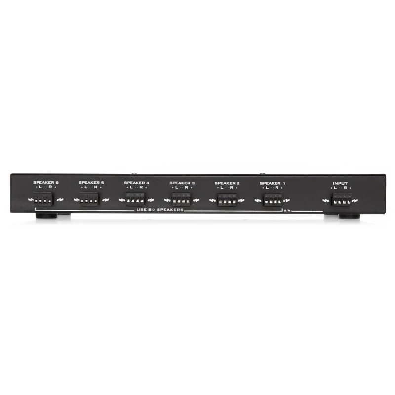 Artsound SVC6.2 regolatore di volume ed adattatore di impedenza a 6 zone. Controllo per 6 coppie di diffusori