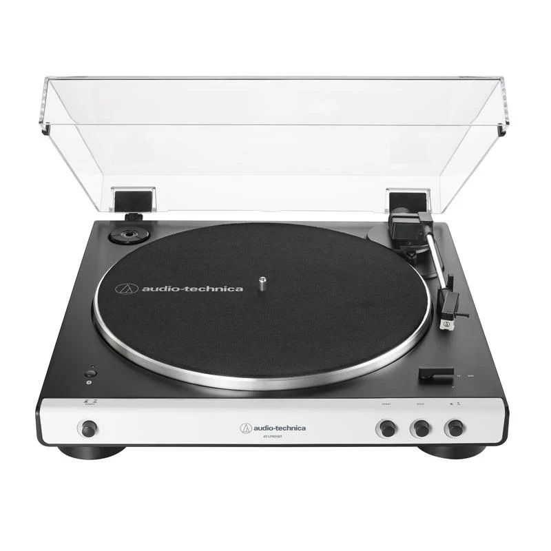 Audio Technica AT-LP60XBT WH Giradischi automatico Bluetooth aptX, testina ATN3600L