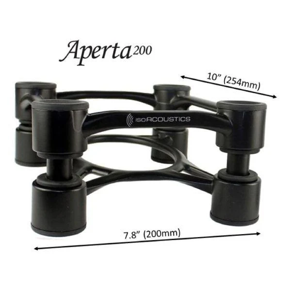 Isoacoustics Aperta 200 SILVER coppia di disaccoppiatori / basi per diffusori bookshelf fino a 34 kg