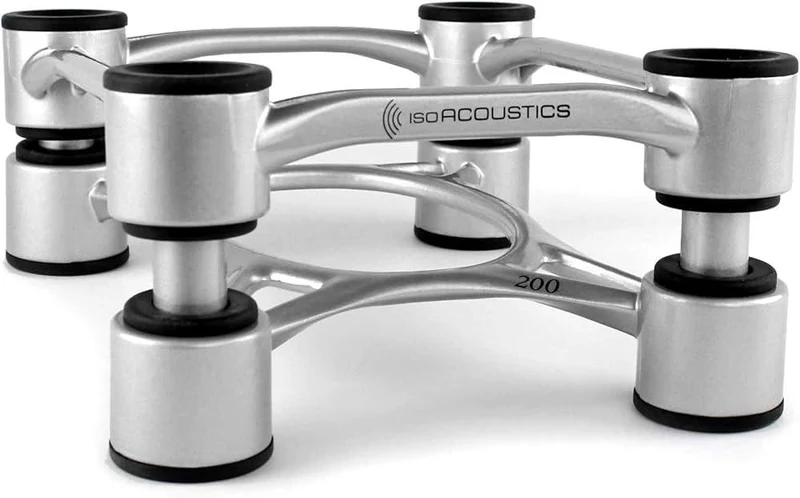 Isoacoustics Aperta 200 SILVER coppia di disaccoppiatori / basi per diffusori bookshelf fino a 34 kg