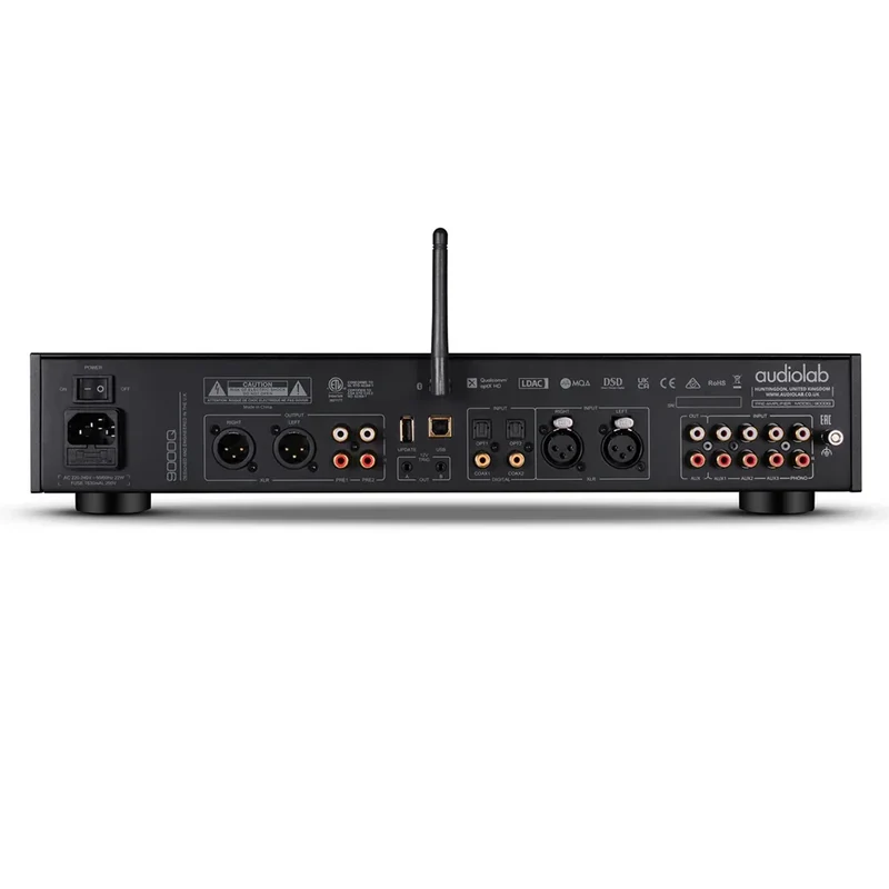 Audiolab 9000Q Preamplificatore stereo hi-end DAC ESS Sabre ES9038Pro, Bluetooth 5.1, display LCD IPS da 4,3"