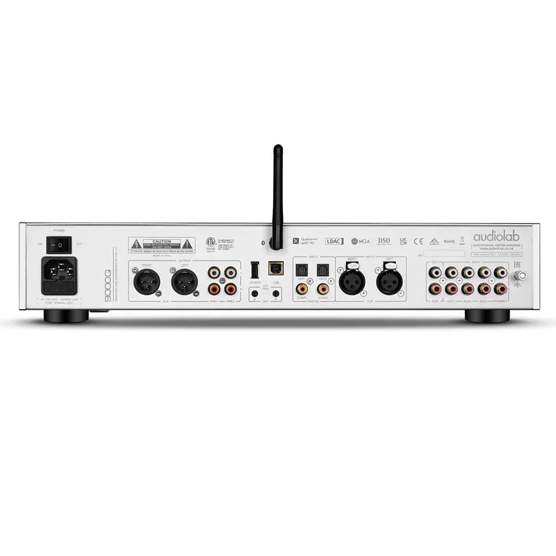 Audiolab 9000Q Preamplificatore stereo hi-end DAC ESS Sabre ES9038Pro, Bluetooth 5.1, display LCD IPS da 4,3"