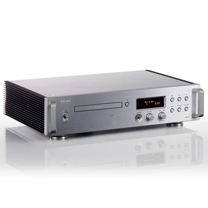 TEAC VRDS-701 SILVER Lettore CD con DAC e meccanismo VRDS, decodifica MQA