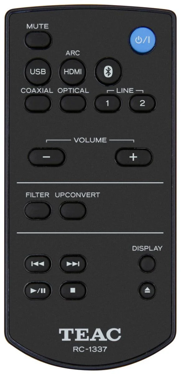 TEAC AI-303 BLACK Amplificatore con DAC, aptX™ HD e un ingresso audio USB, Hi-Res DSD256 e PCM 384/32