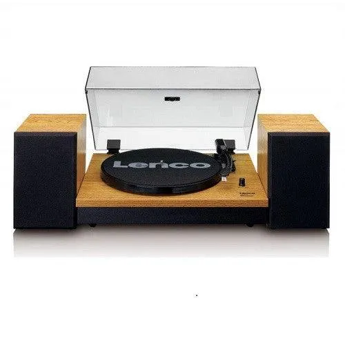 Lenco LS-300 Giradischi amplificato a 2 velocità (33/45) con Bluetooth Amplificatore integrato