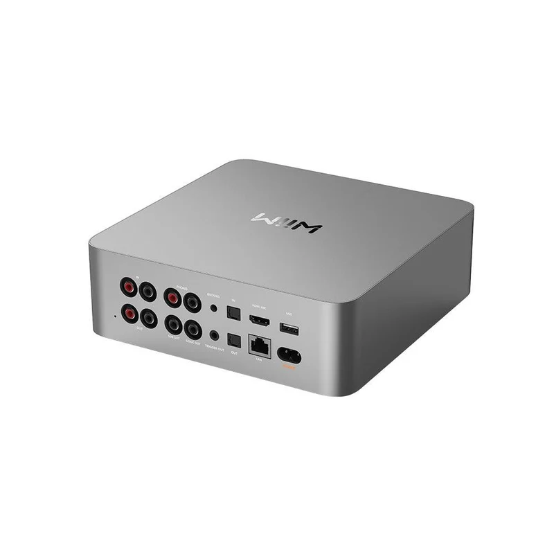 WiiM Ultra SILVER Streamer di rete DAC SABRE ES9038 Q2M premium a 32 bit/384 kHz e amplificatore per cuffie
