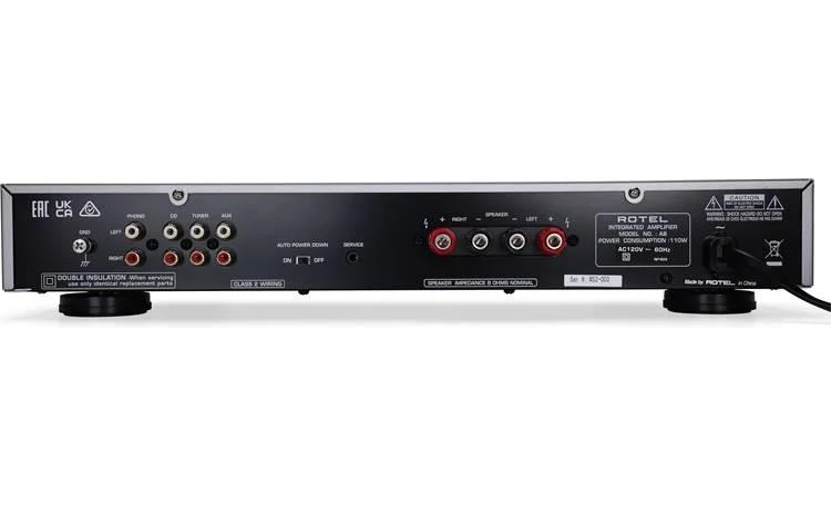 Rotel A8 NERO Amplificatore integrato 2 canali Classe A/B da 40W RMS