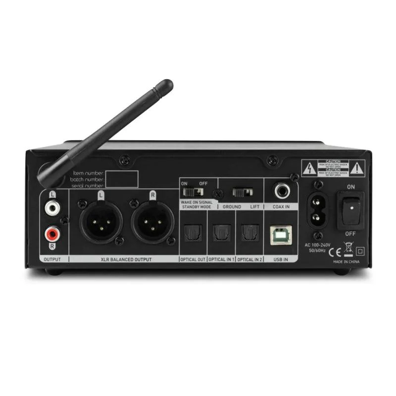 Tangent Ampster DAC II convertitore DAC Bluetooth: 5.0 Aptx-HD, 2 x optical toslink, 1 x coaxial, 1 x usb