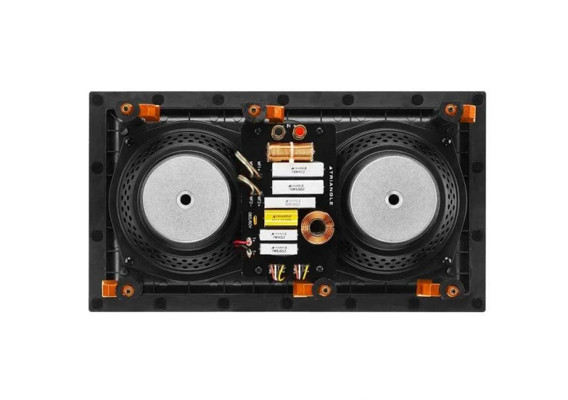 Triangle LCR7 Diffusore da incasso stereo a parete o soffitto ULTRAPIATTO, 2 vie coassiale, doppio woofer da 17cm
