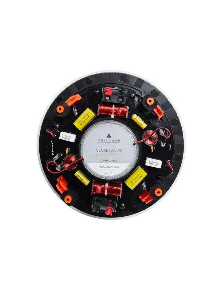 Triangle ICT7+ Diffusore da incasso stereo 2 vie coassiale, woofer da 17 cm Due tweeter a cupola da 20 mm