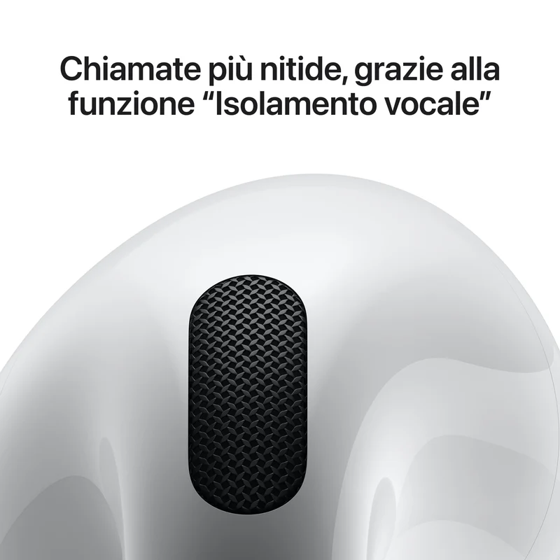 AirPods 4 con cancellazione attiva del rumore