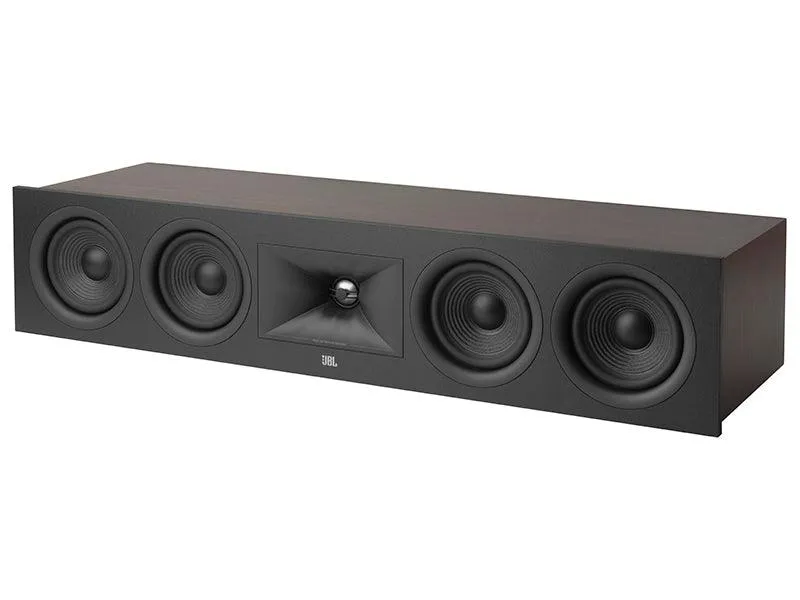 JBL 245C Stage 2 Espresso Black Canale centrale a 2,5 vie in bass reflex, 4 Woofer da 11,4cm, tweeter HDI