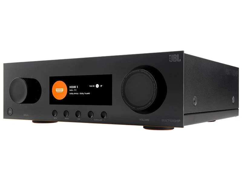 JBL MA7100HP BLACK Amplificatore A/V multicanale 7.2. Potenza 7x125, Bluetooth v5.3 APTX HD e Adaptive. 8K
