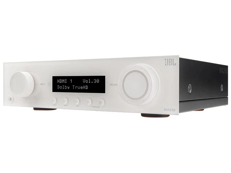 JBL MA310 WHITE Amplificatore A/V multicanale 5.2. Potenza 5x60W su 8ohm in classe D