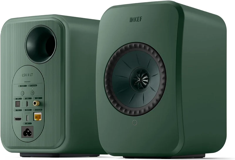 KEF LSX II LT GREEN Sistema HiFi Attivo WiFi HDMI Bluetooth (COPPIA)