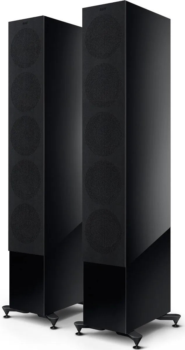 KEF R11 META BLACK Diffusori da pavimento 3 vie bass reflex, UNI-Q tweeter (COPPIA)