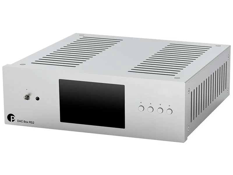Pro-ject DAC BOX RS2 SILVER Convertitore D/A high-end. Doppio stadio d'uscita selezionabile a valvole o a stato solido