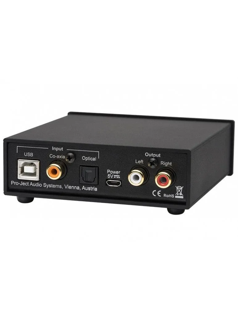 Pro-Ject PRE BOX S2 DIGITAL EDITION 2023 BLACK Preamplificatore stereo in classe A, circuito Sabre 9603Q