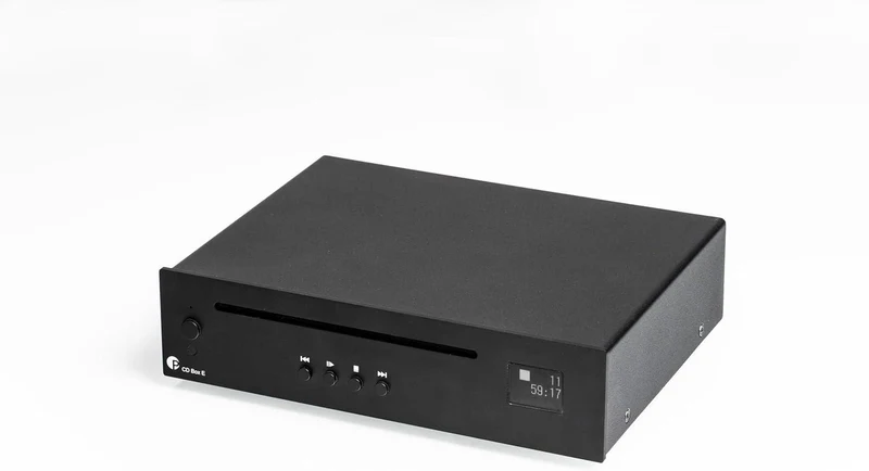 Pro-Ject CD BOX E BLACK Lettore di CD, supporta CD-DA, Convertitore DAC 24bit/192KHz